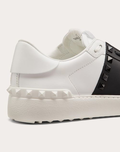 Rockstud Untitled Sneaker In Calfskin Leather With Tonal Rockstud Untitled Sneaker In Calfskin Leather With Tonal