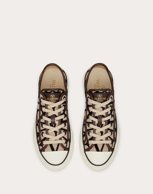 Valentino Garavani Beige Iconographe Sneakers