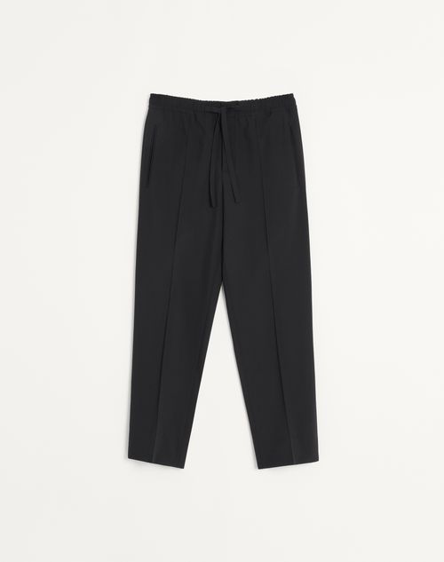Valentino - Wool Pants - Black - Man - Pants And Shorts