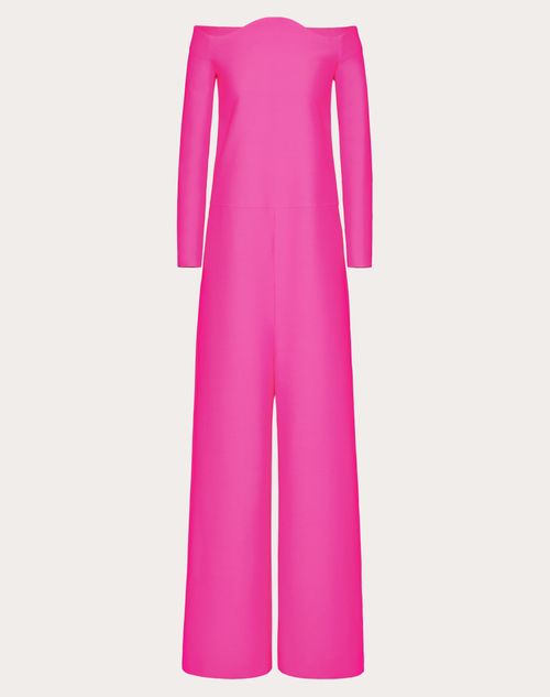 Valentino - Combinaison En Crepe Couture - Pink Pp - Femme - Shelve - Pap Pink Pp