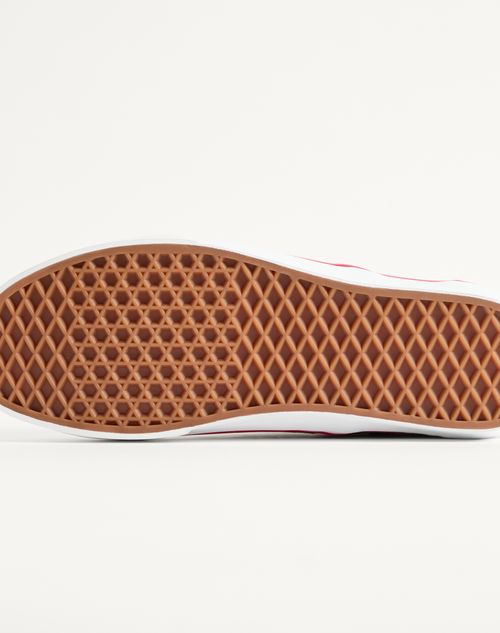 Valentino Garavani - Valentino Garavani And Vans Slip-on Trainer In Fabric With Le Chat De La Maison Print And Vlogo Checkerboard Print - Black/white - Man - Sneakers