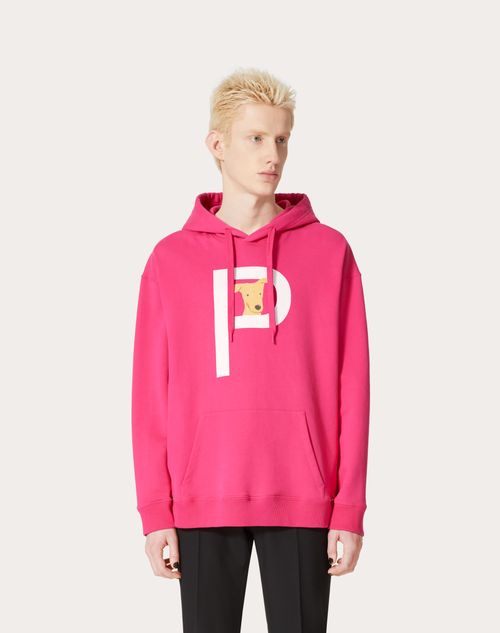 VALENTINO GARAVANI ROCKSTUD PET CUSTOMISABLE UNISEX HOODED SWEATSHIRT