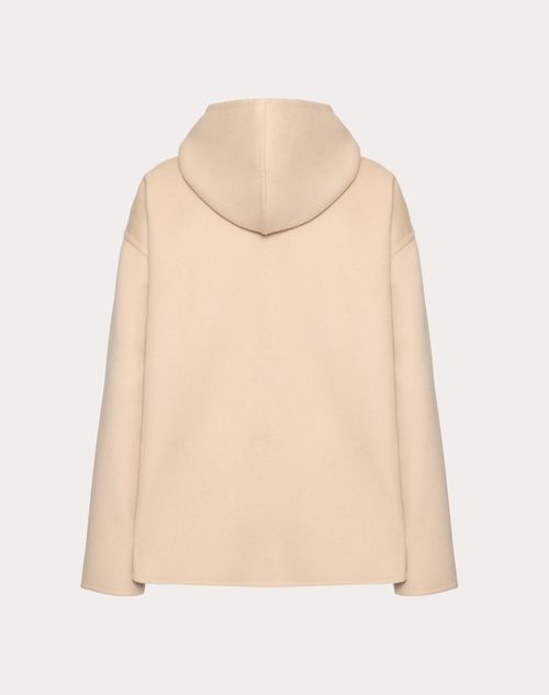 Valentino - Cashmere Caban - Beige - Woman - Tshirts And Sweatshirts