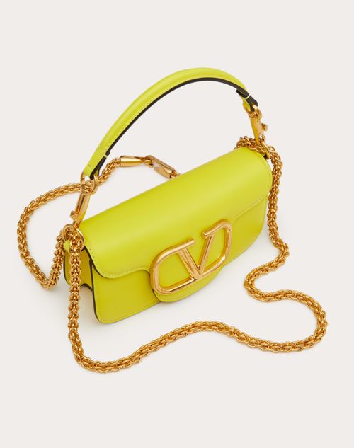 Valentino Loco Small Calfskin Shoulder Bag With Chain (Shoulder bags,Chain  Strap)