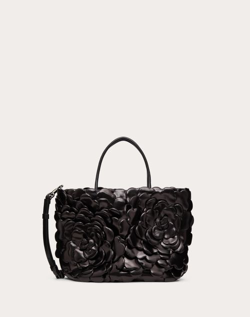 Valentino Garavani - Small Valentino Garavani 03 Rose Edition Atelier Tote Bag - Black - Woman - Woman Bags & Accessories Sale