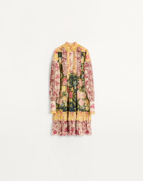 Valentino - Après L'hiver Macro Flower Print Muslin Dress - Multicolor - Woman - Dresses