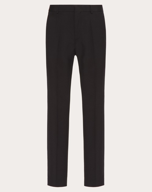 Valentino drawstring wool trousers - Black
