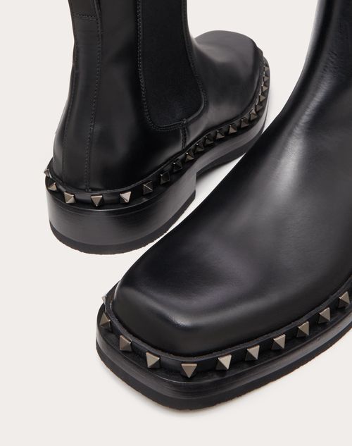 Valentino rockstud ankle clearance boots