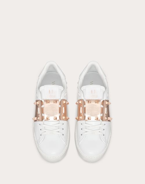 calfskin rockstud sneaker