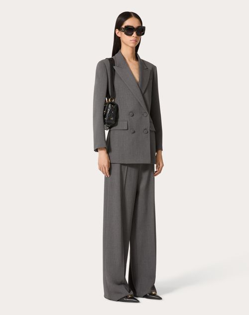 Valentino - Active Gabardine Jacket - Grey - Woman - Ready To Wear