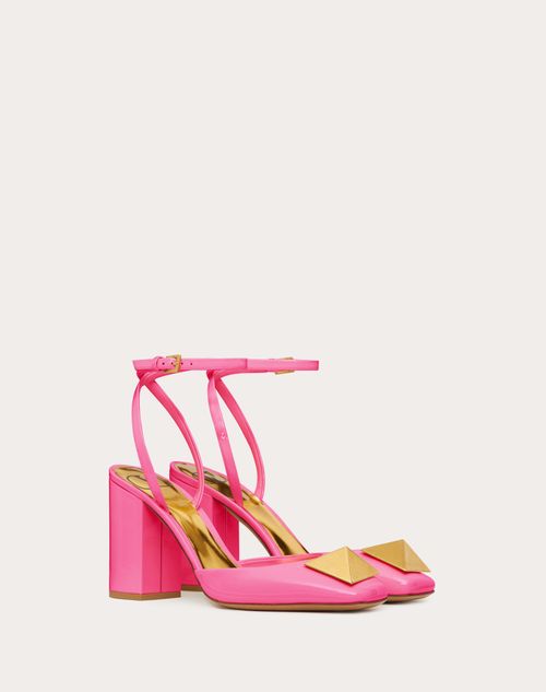 Valentino Garavani - One Stud Pump In Patent Leather 90mm - Pink - Woman - One Stud (pumps) - Shoes