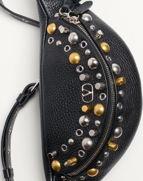 Valentino Garavani Nellcôte Belt Bag In Grainy Calfskin for