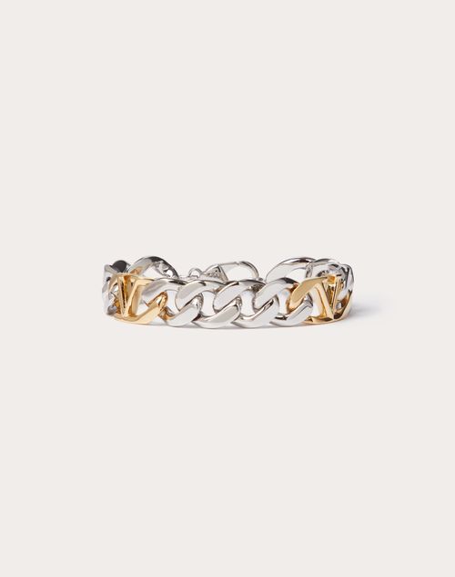 Valentino Garavani - Vlogo Chain Metal Bracelet - Gold - Man - Jewellery