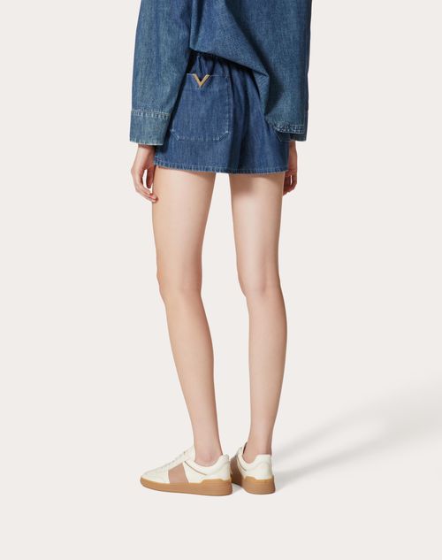 ZARA デニムショートパンツ zara】デニムショートパンツ 80cm 微笑ましい