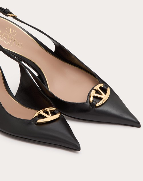 Valentino Valentino Garavani VLOGO slingback pumps - Black