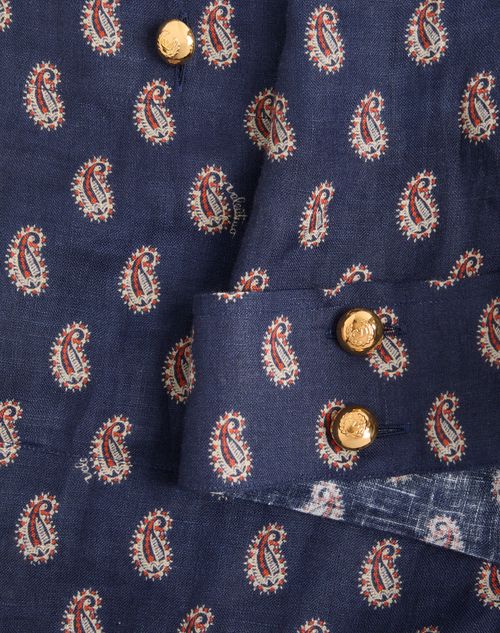  - Marineblau/creme/rot