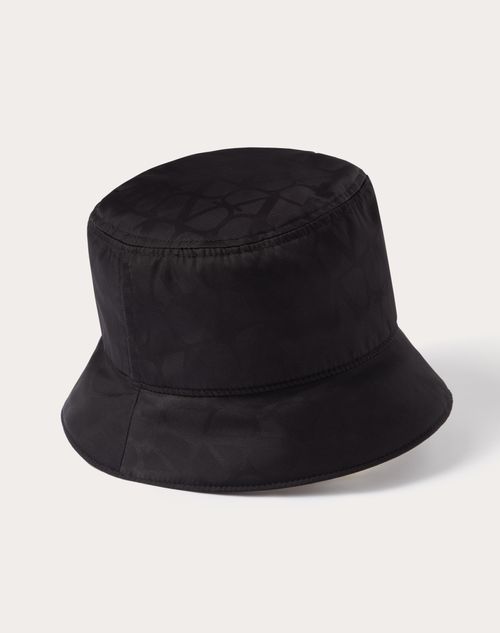 Valentino Garavani - Toile Iconographe Reversible Nylon Bucket Hat With Clutch - Black - Man - Man View All