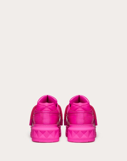 Valentino Garavani - One Stud Xl Nappa Leather Low-top Sneaker 
 - Pink Pp - Man - Low-top Sneakers