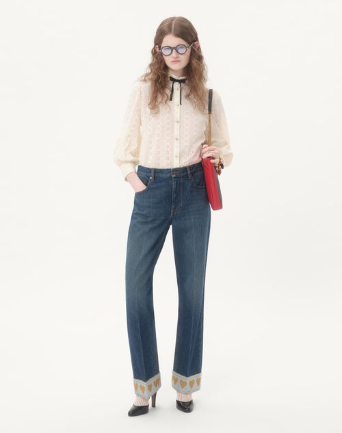 Valentino - Denim Pants - Woman - Denim