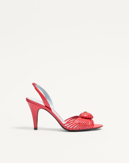 Valentino Garavani - Sandal Royal In Kidskin 85mm - Red - Woman - Sandals