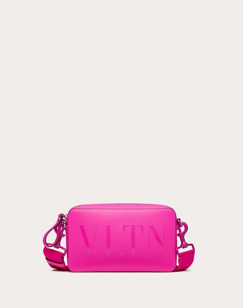 Valentino Garavani - Vltn レザー クロスボディバッグ
 - Pink Pp - メンズ - ショルダーバッグ