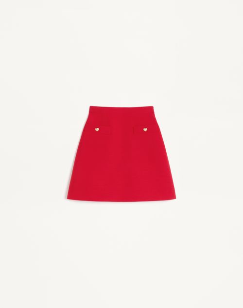 Valentino - Crepe Couture Short Skirt - Paris - Woman - Skirts