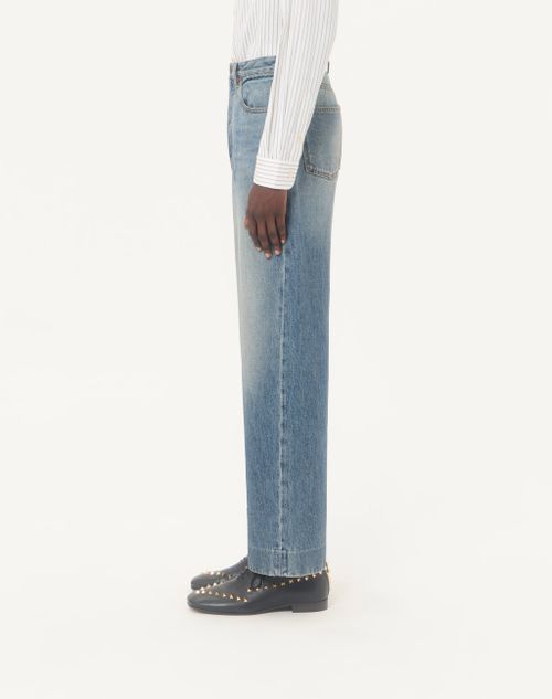Valentino - Pantalone Valentino In Denim A Cinque Tasche - Denim - Uomo - Denim