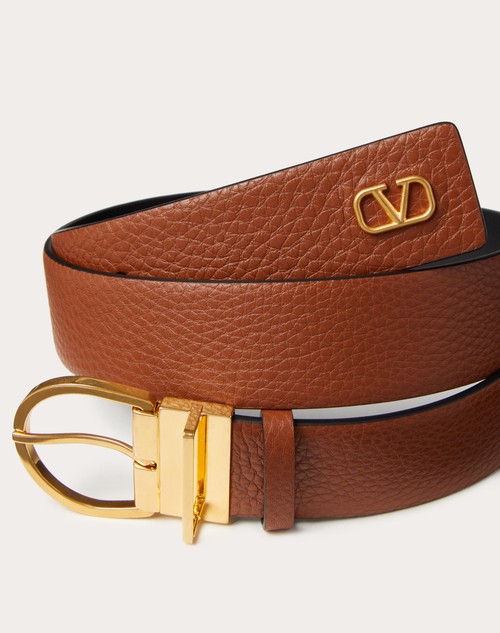 Valentino Garavani VLOGO buckle belt - Brown