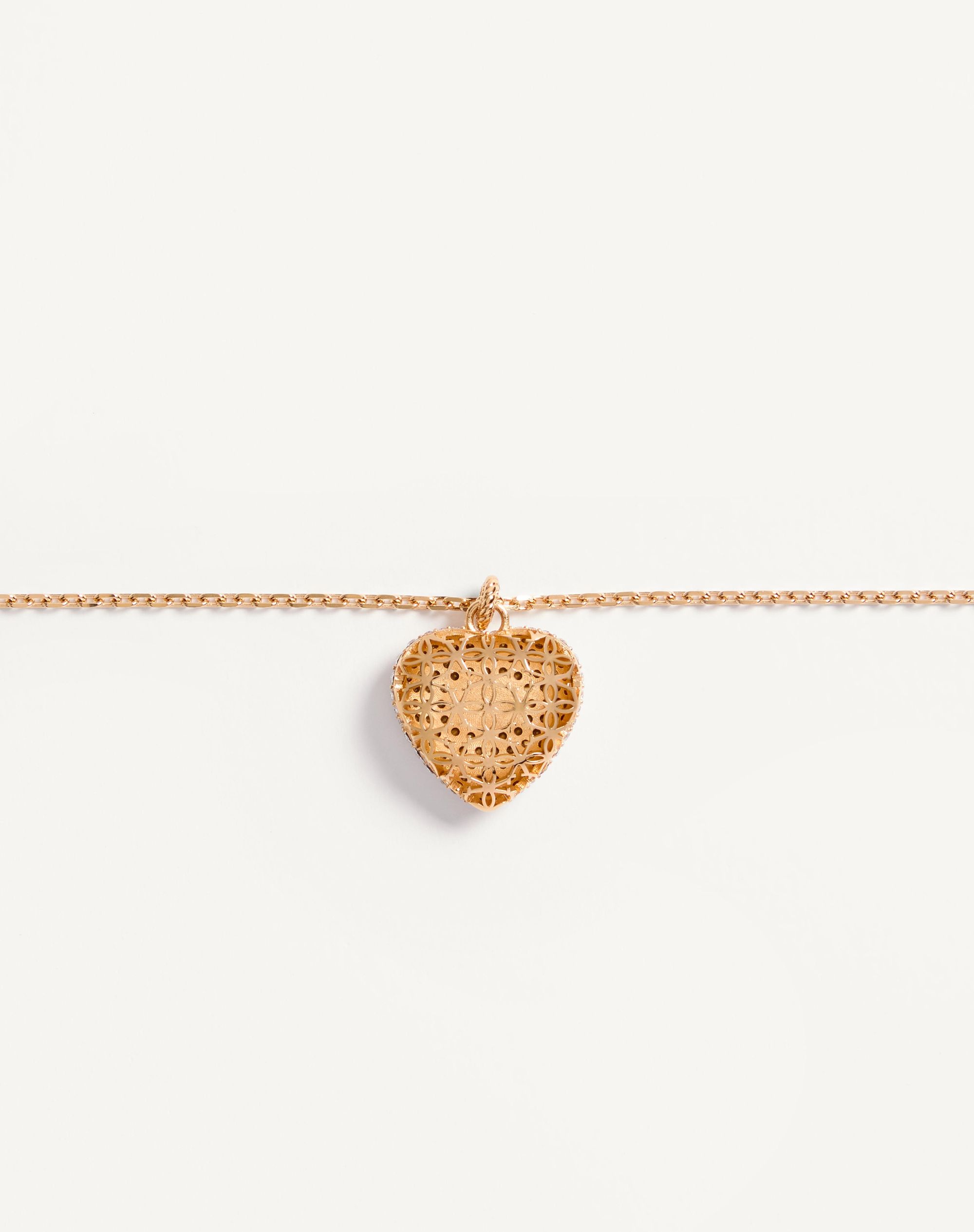 【関税込み】VALENTINO GARAVANI 'COEUR ' NECKLACE Coeur Royal Necklace In Metal, Enamel And Swarovski