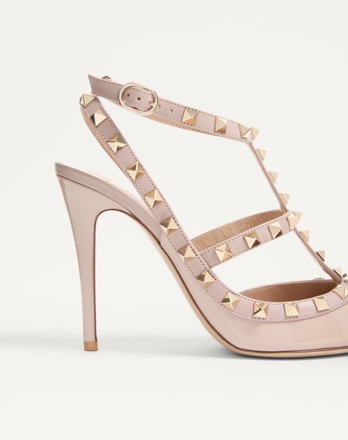 極美品Valentino パテント ロック スタッズ アンクルストラップ VALENTINO - ヴァレンティノ パンプス ロックスタッズアンクル