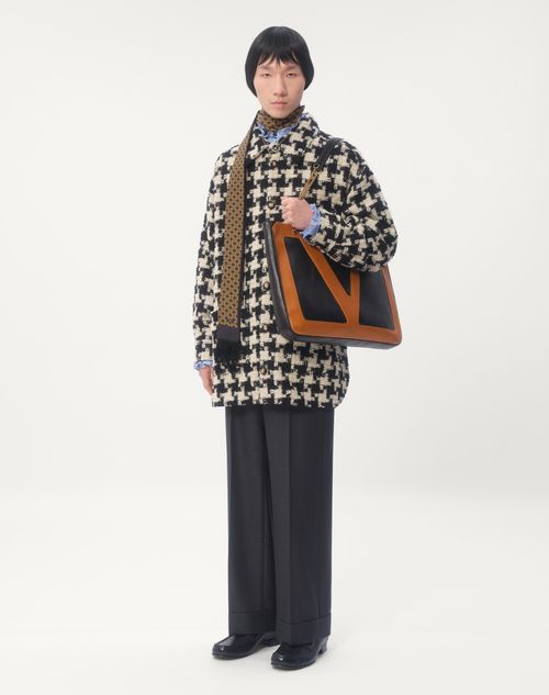 千鳥格子柄 ウール シャツジャケット for メンズ インチ 千鳥格子柄 ウール シャツジャケット for メンズ インチ