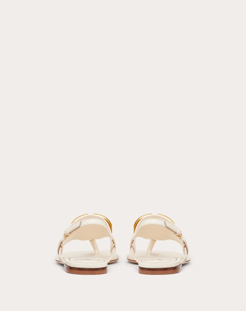 VLogo leather thong sandals