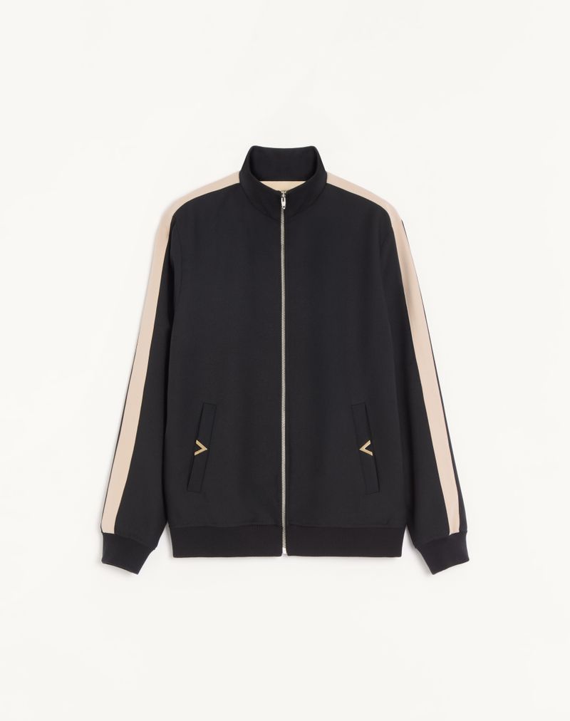 Sweat Nylon VGold Noir/Beurre — Valentino