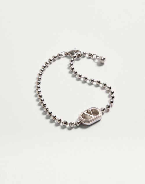 Valentino Garavani - Ovalette Metal Bracelet - Transparent - Man - Small Gifts