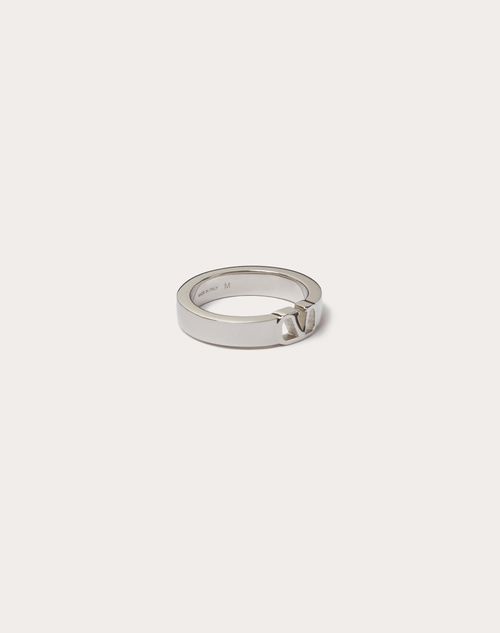 Valentino Garavani Men's Vlogo Signature Metal Ring