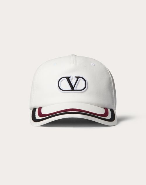 Valentino Garavani - Vlogo Signature Baseball Cap - Multicoloured - Man - Hats And Gloves