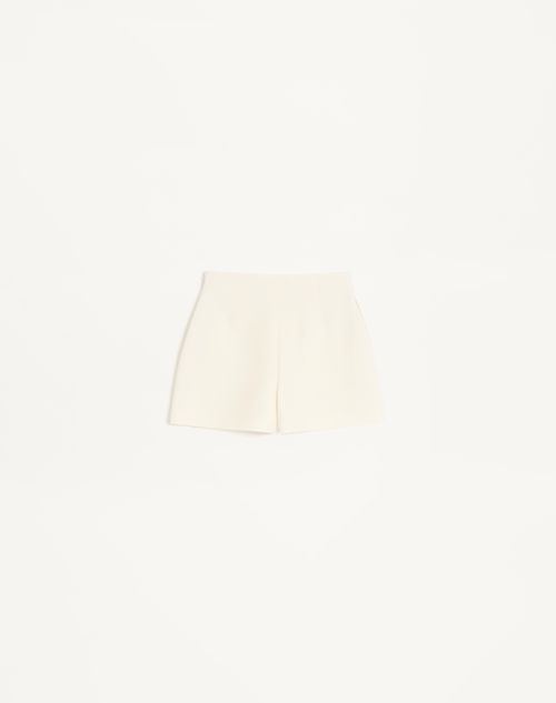 Valentino - Crepe Couture Shorts - Ivory - Woman - Pants And Shorts