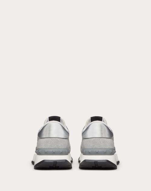 Silver valentino outlet trainers