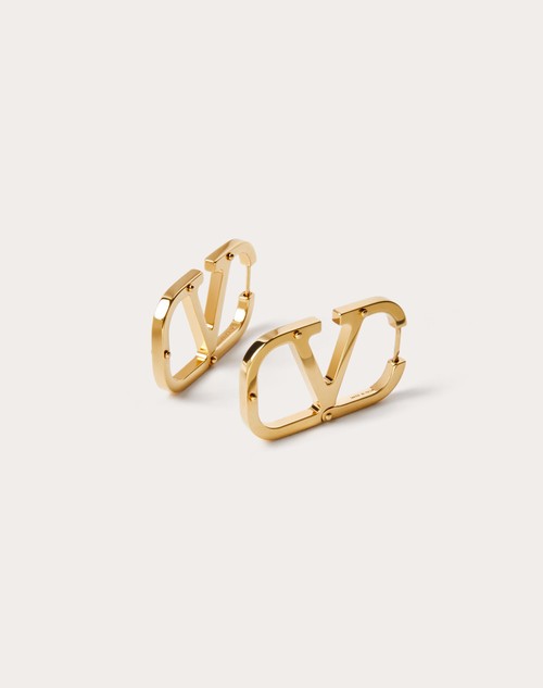 週末値下げVALENTINO Vロゴシグネチャーメダルピアス-