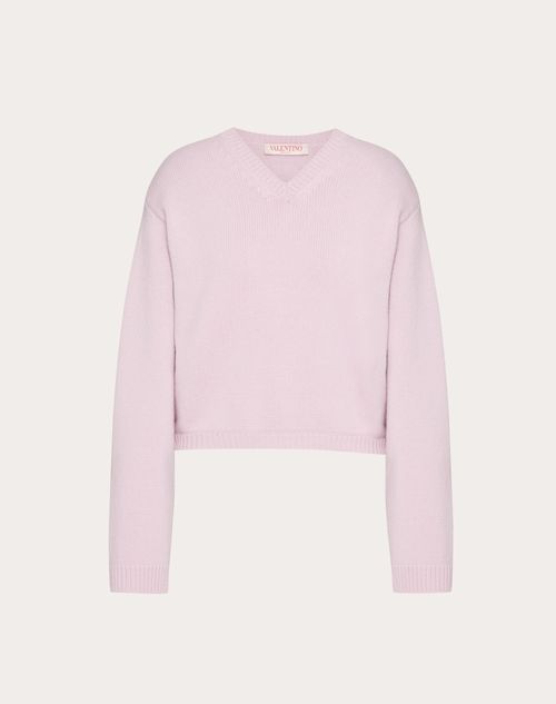 Valentino - Cashmere Sweater - Taffy - Woman - Knitwear