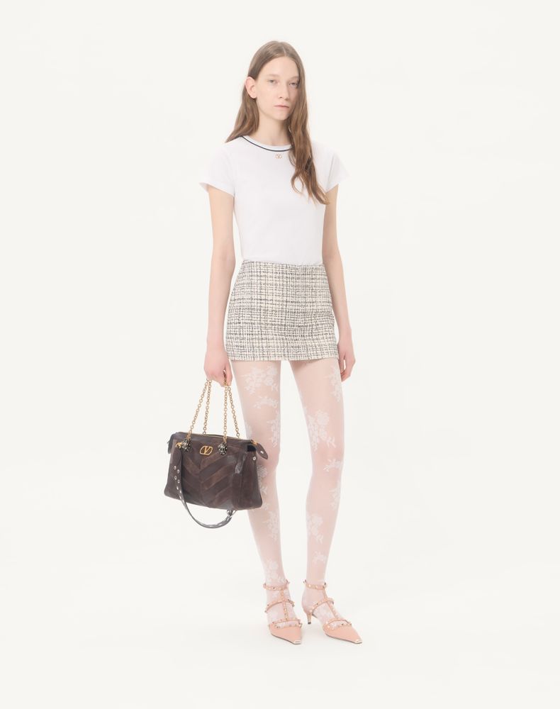 Valentino Cotton Jersey T-Shirt Woman White M