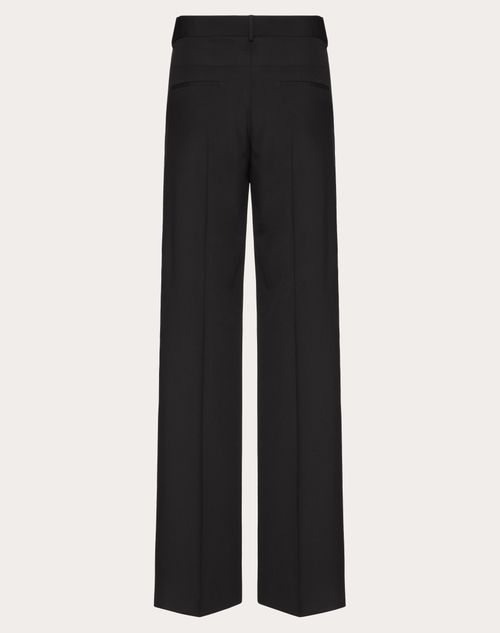 Valentino - Wool Pants - Black - Man - Trousers And Shorts