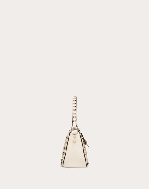 Valentino Garavani - Rockstud Ivory Leather Mini Crossbody Bag