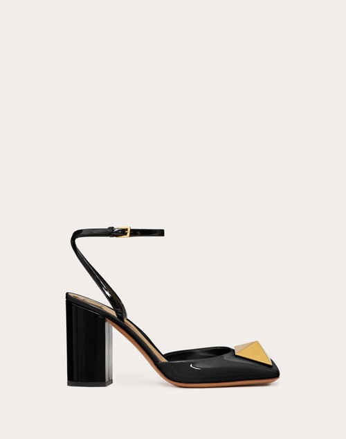 valentino rockstud 90 leather heeled sandals