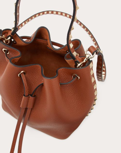 Marin Smooth Leather Bucket Bag