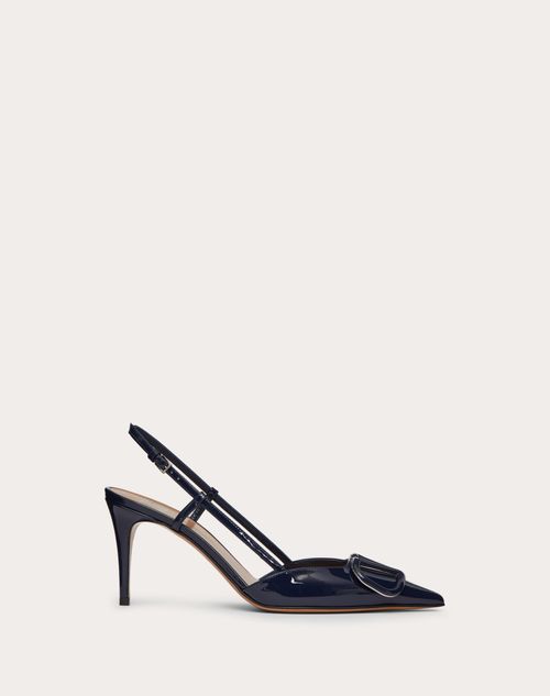 VALENTINO Black Multi-strap Patent Leather & Satin Block Heel Mary Jane  Pumps