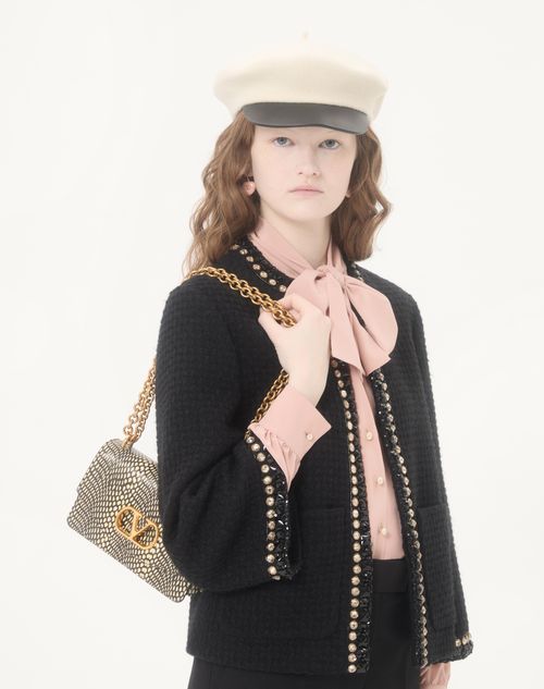 Valentino - Crepe De Chine Shirt - Vintage Rose - Woman - Shirts & Tops