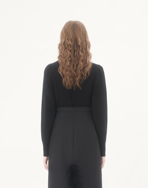 Valentino - Wool Jumper - Black/ivory - Woman - Knitwear