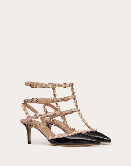 Rockstud Caged Pump 65mm for Woman in Light Ivory/poudre | Valentino US