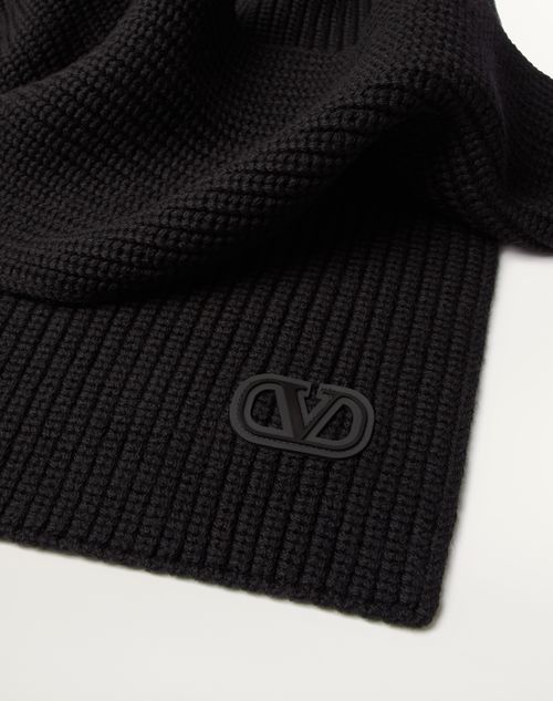 Valentino Garavani Scarves Men ER033PTX0NI Virgin Wool Black Grey 304€